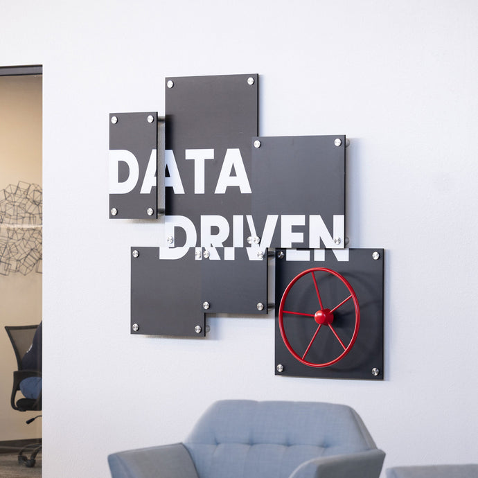 FifthColor office with Data-Driven sign