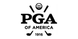 PGA of America logo with golf clubs and "1916